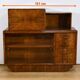 Rurka Glass Cabinet in Burl Walnut, Art Deco – 1940