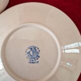 Pink ceramic coffee service by St Amand Ceranord