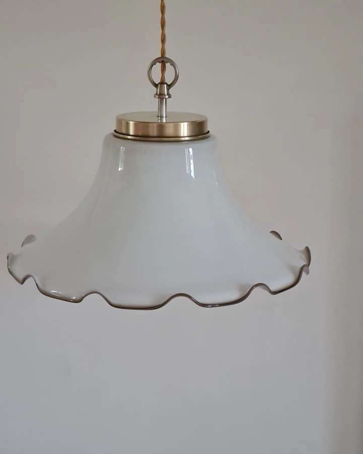 Suspension corolle opaline