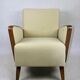 German Art Deco Beige Armchair, 1960s