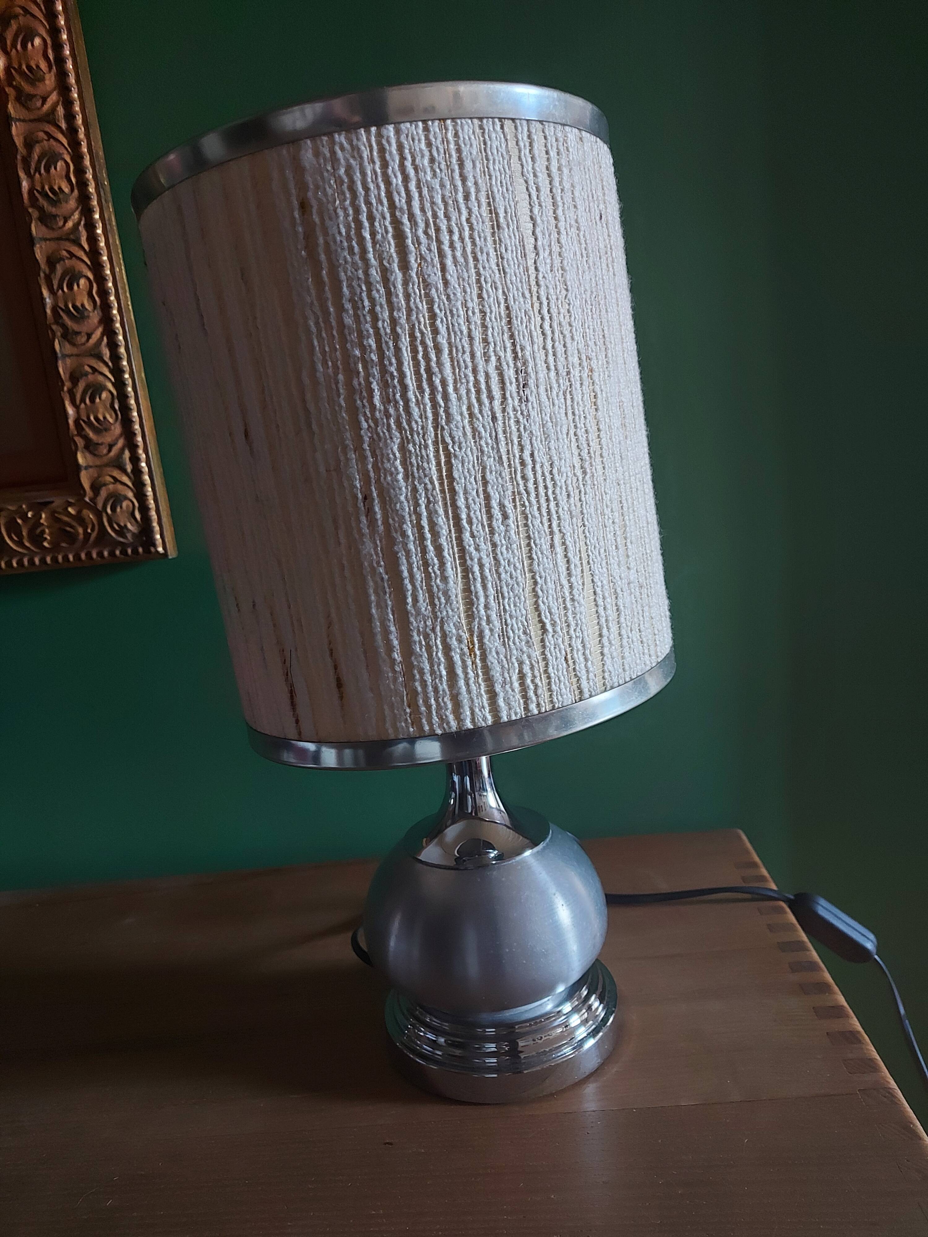 Vintage 70's metal lamp