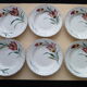 Set of 6 hollow plates in Earthenware of St Amand Hamage