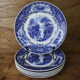 6 Royal Sphinx Cambridge Holland Dessert Plates