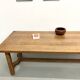 Oak farmhouse table, 1950s