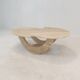 Table basse italienne en travertin, années 1980
