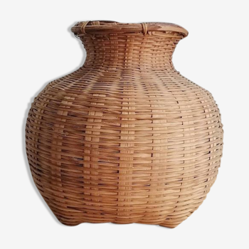 Vase en osier