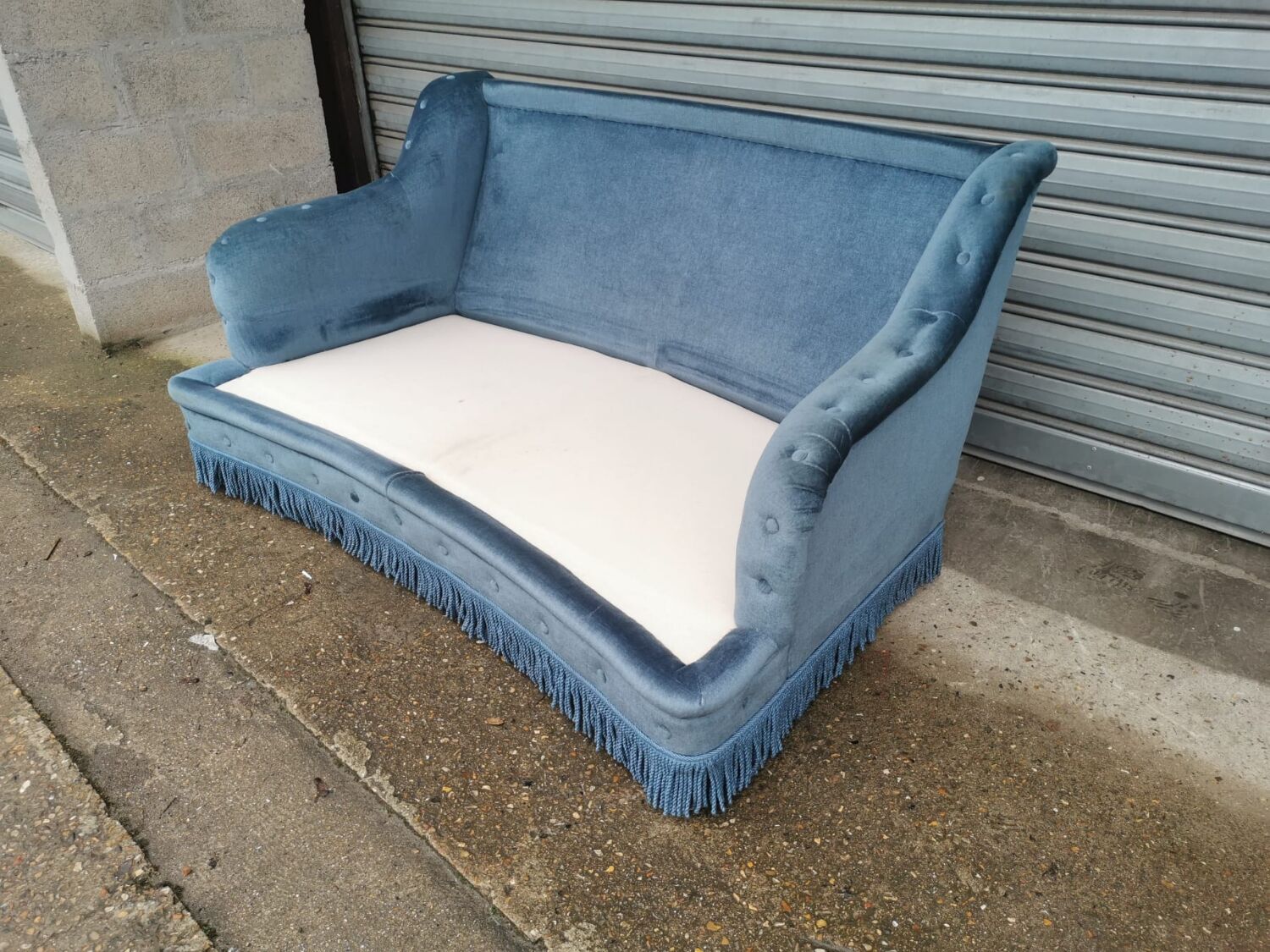 velvet sofa
