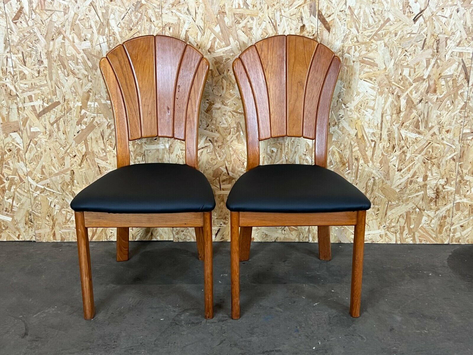 2x 60s 70s chairs dining chair Danish Teak Danish Design Denmark