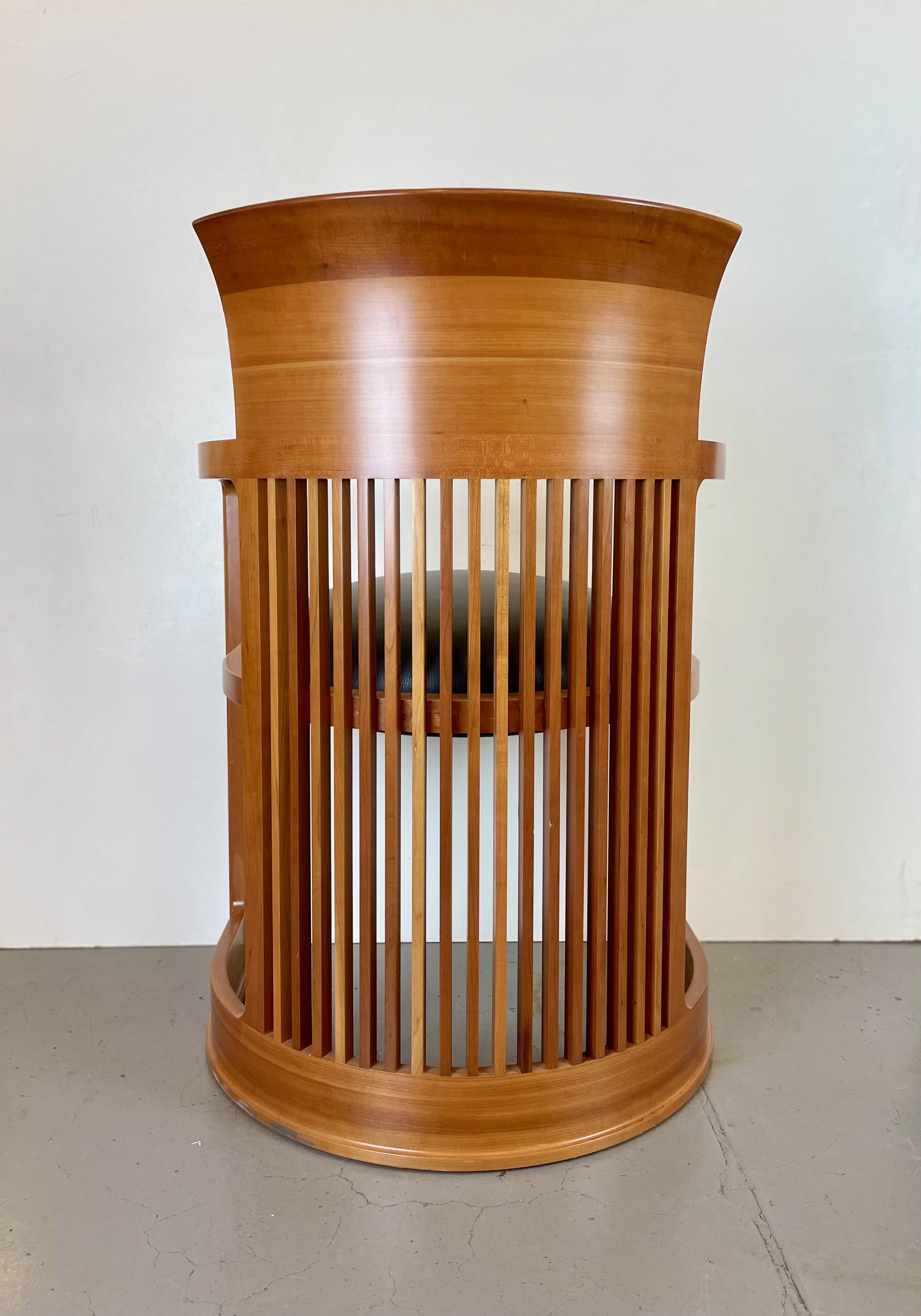 Barrel Chair by Frank Lloyd Wright Edited by Cassina, 1986