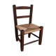 Chaise paillée enfant
