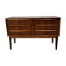 Danish rosewood chest of drawers