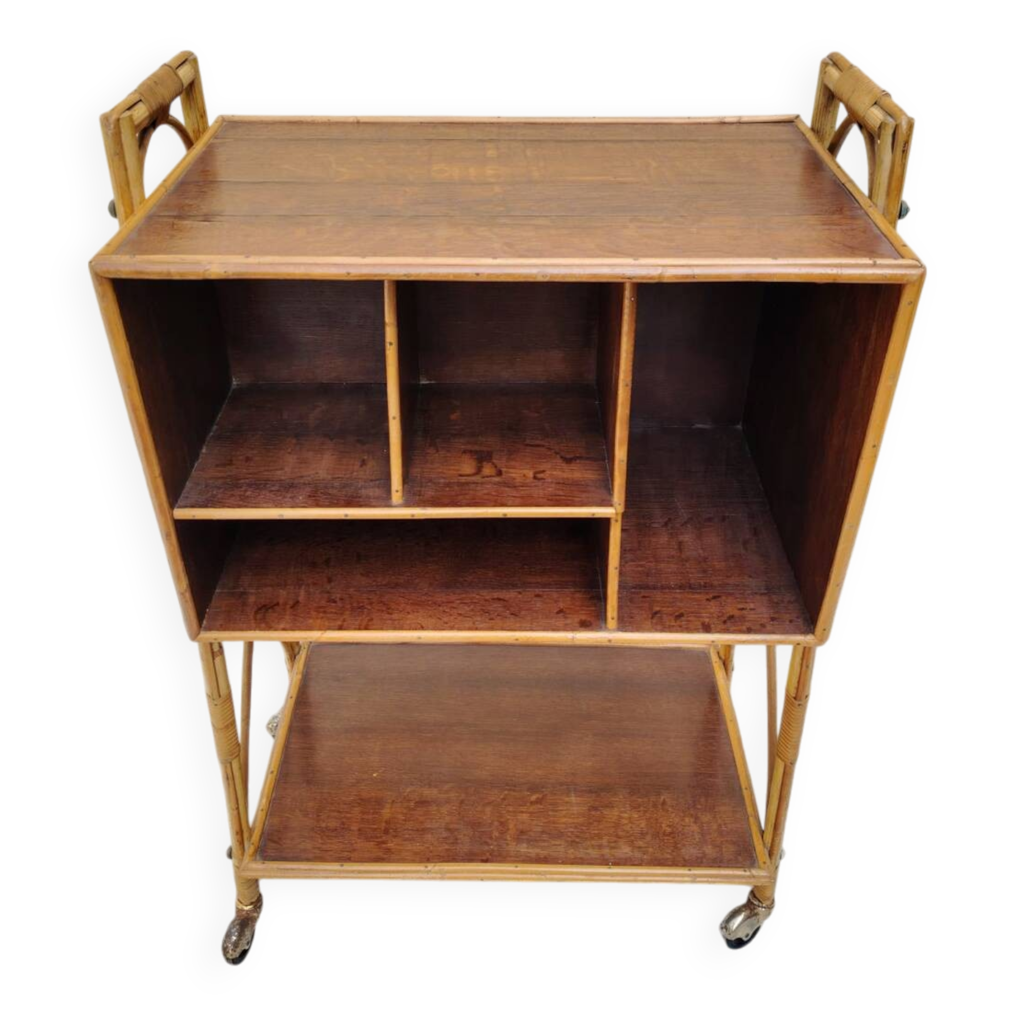 Vinyl storage trolley