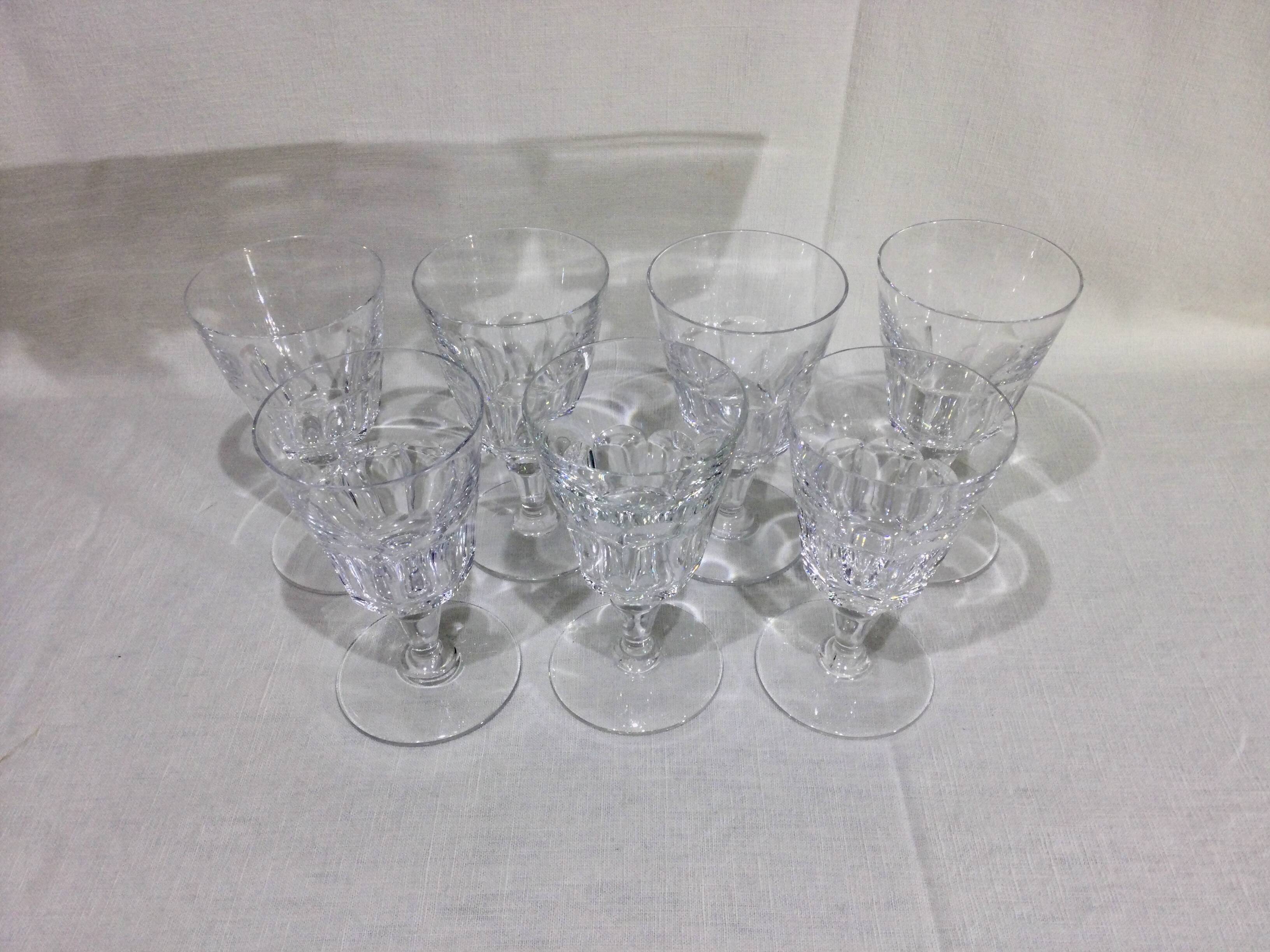 Baccarat – 7 Missouri Model Red Wine Glasses