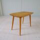 Table basse moderne du milieu du siècle en pin Suède 1940s