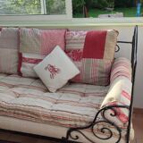 Banquette ancienne en fer forgé