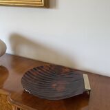 Hollywood regency shell shaped centerpiece, Italy 1970s
