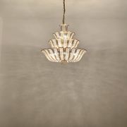 Crystal Glass Chandelier by Palwa