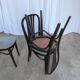 Chaises de salle à manger STOL Kamnik vintage : ensemble de 4 des années 1970, style moderne du milieu du siècle.
