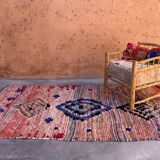 Tapis Marocain Boujad coloré -  287 x 167 cm