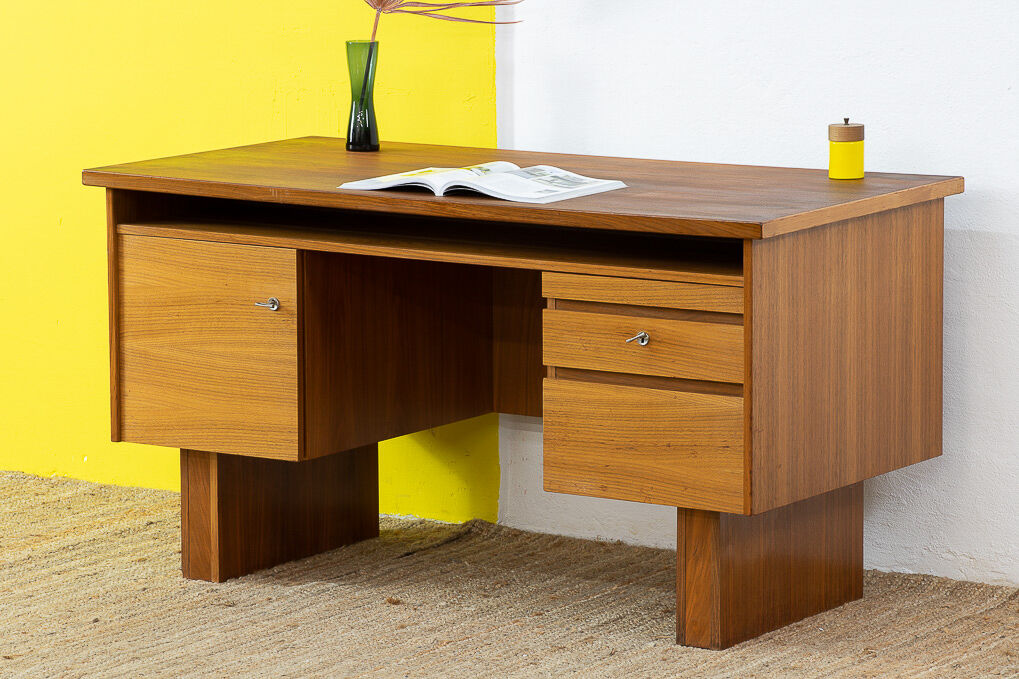 Double-sided Scandinavian desk 140 cm