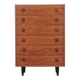 Teak chest of drawers, Danish design, 1960s, production: Denmark