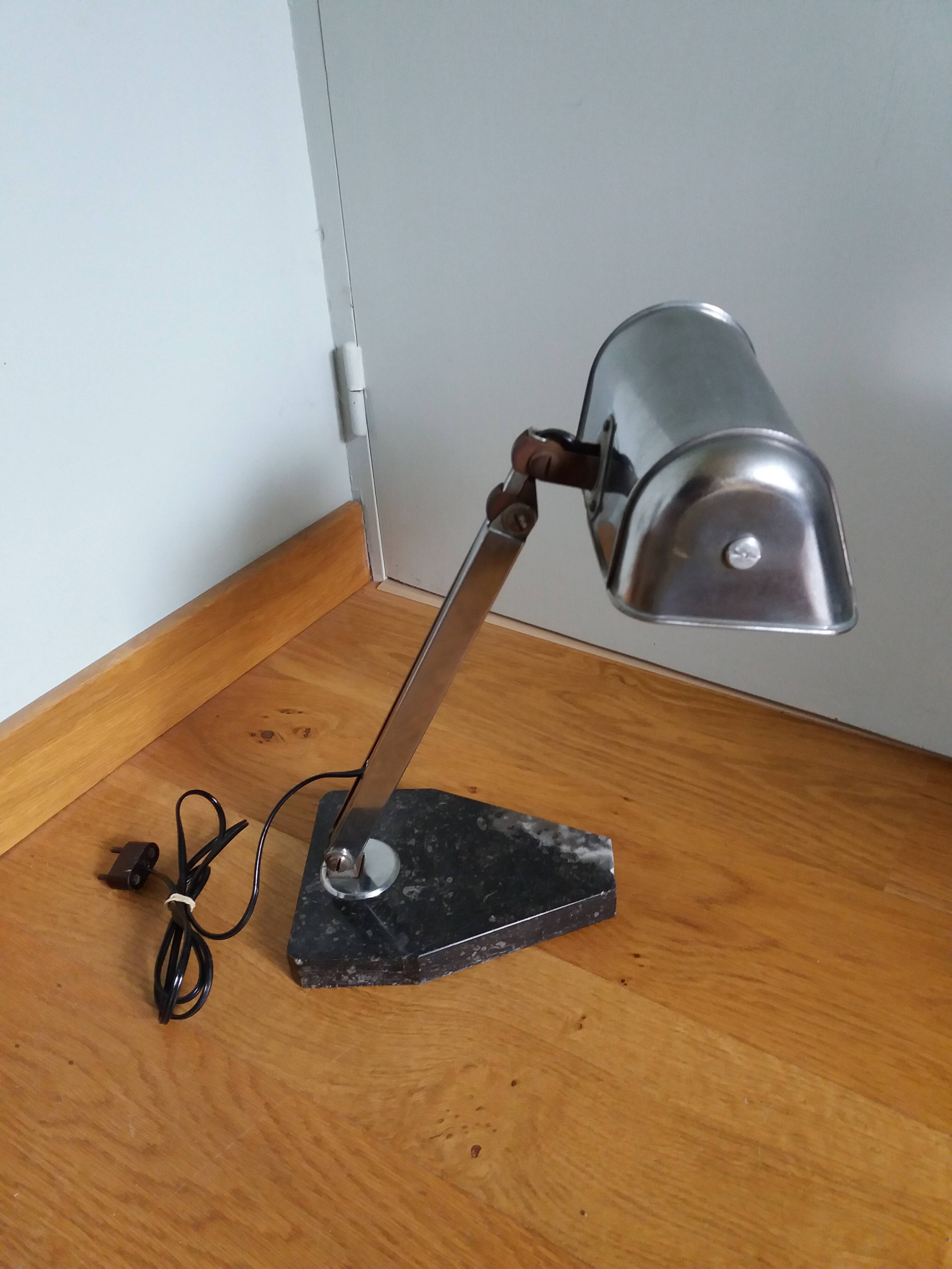 Art Deco “French craftsmanship” articulated lamp