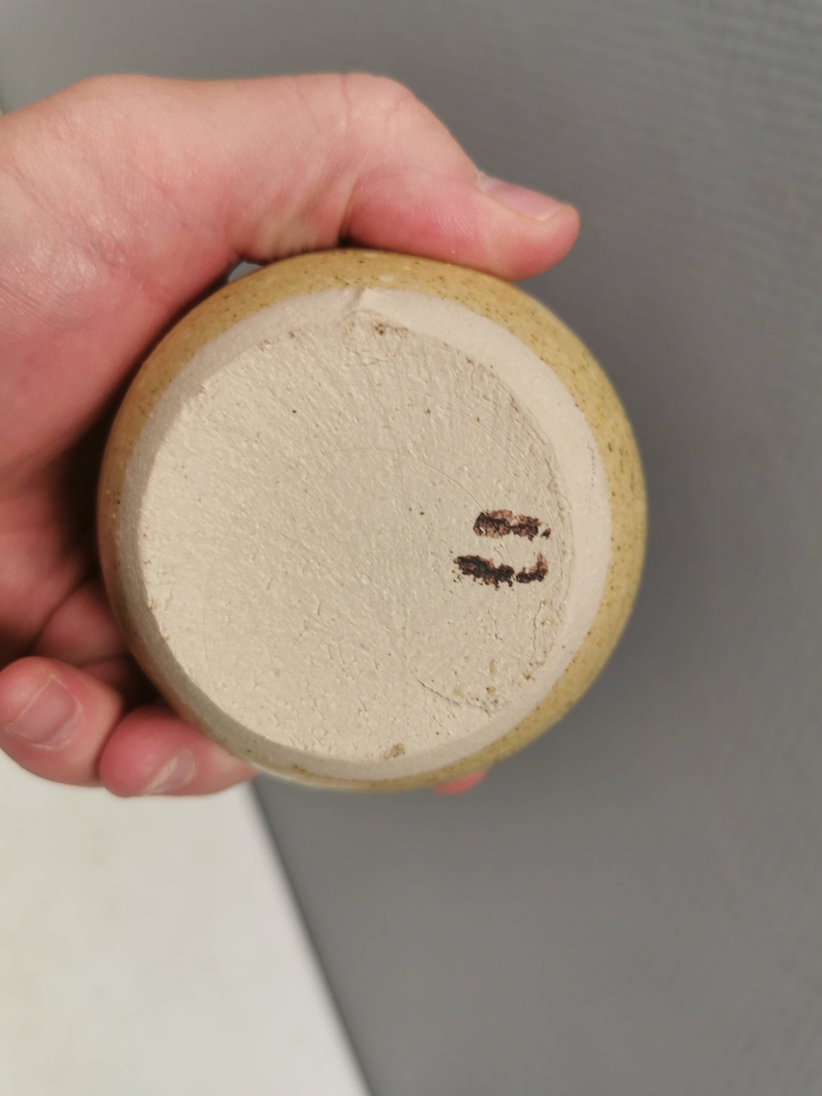 Miniature ceramic vase from the 1970s-1980s, Denmark.