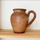 Pitcher, Vintage ceramic vase, stoneware, Braided Cove / Vallauris/ Made in France