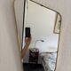 Vintage 1960 asymmetrical mirror - 60 x 34 cm