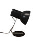 Black table lamp, 60's