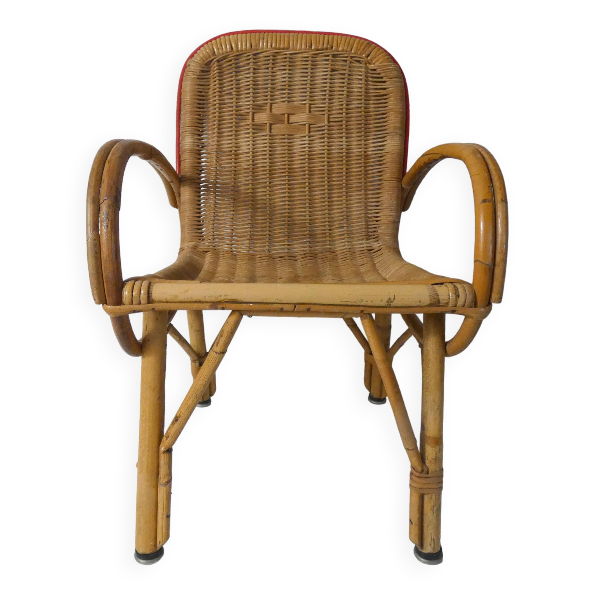 Fauteuil en rotin pour enfant
