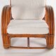 "Bretzel" armchair in rattan