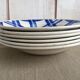 6 hollow plates of Badonviller earthenware