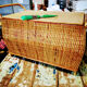 Rattan bench chest