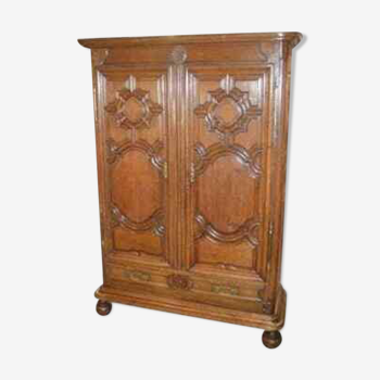 Armoire lorraine en chêne