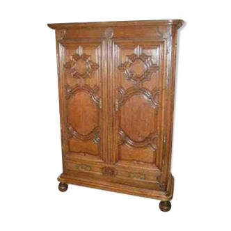 Armoire lorraine en chêne