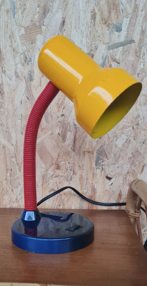 Table lamp primary color 1980