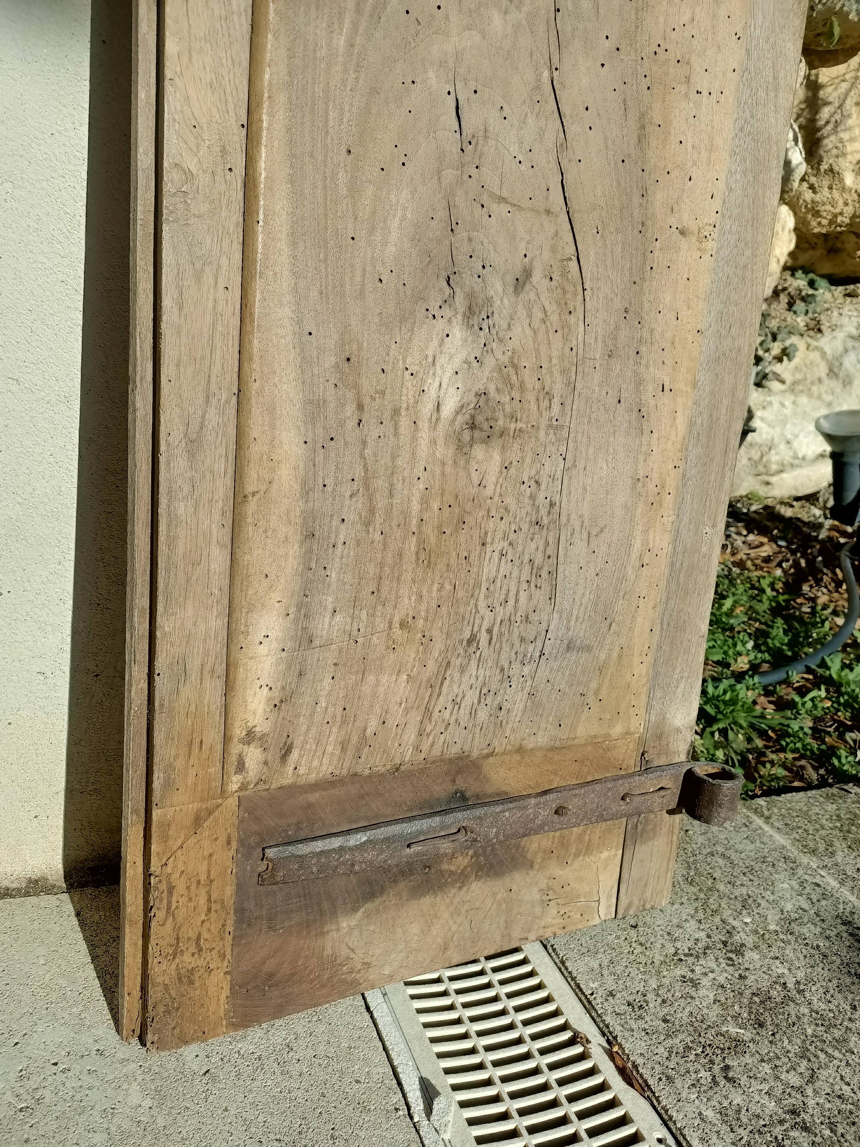 Old oak shutter 97x42 cm