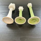 Set of 3 tulip candle holders