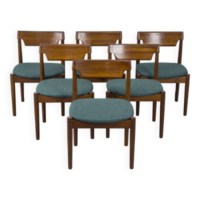 Teak Dining Chairs from Glostrup Møbelfabrik, 1960s, Set of 6