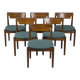 Teak Dining Chairs from Glostrup Møbelfabrik, 1960s, Set of 6