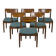 Teak Dining Chairs from Glostrup Møbelfabrik, 1960s, Set of 6