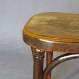 Bistro chair by fischel n°103 circa 1915 wooden seat