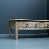 Coffee Table Spanish Farmhouse, Early 19th Century - Oak Table, Antique Tab