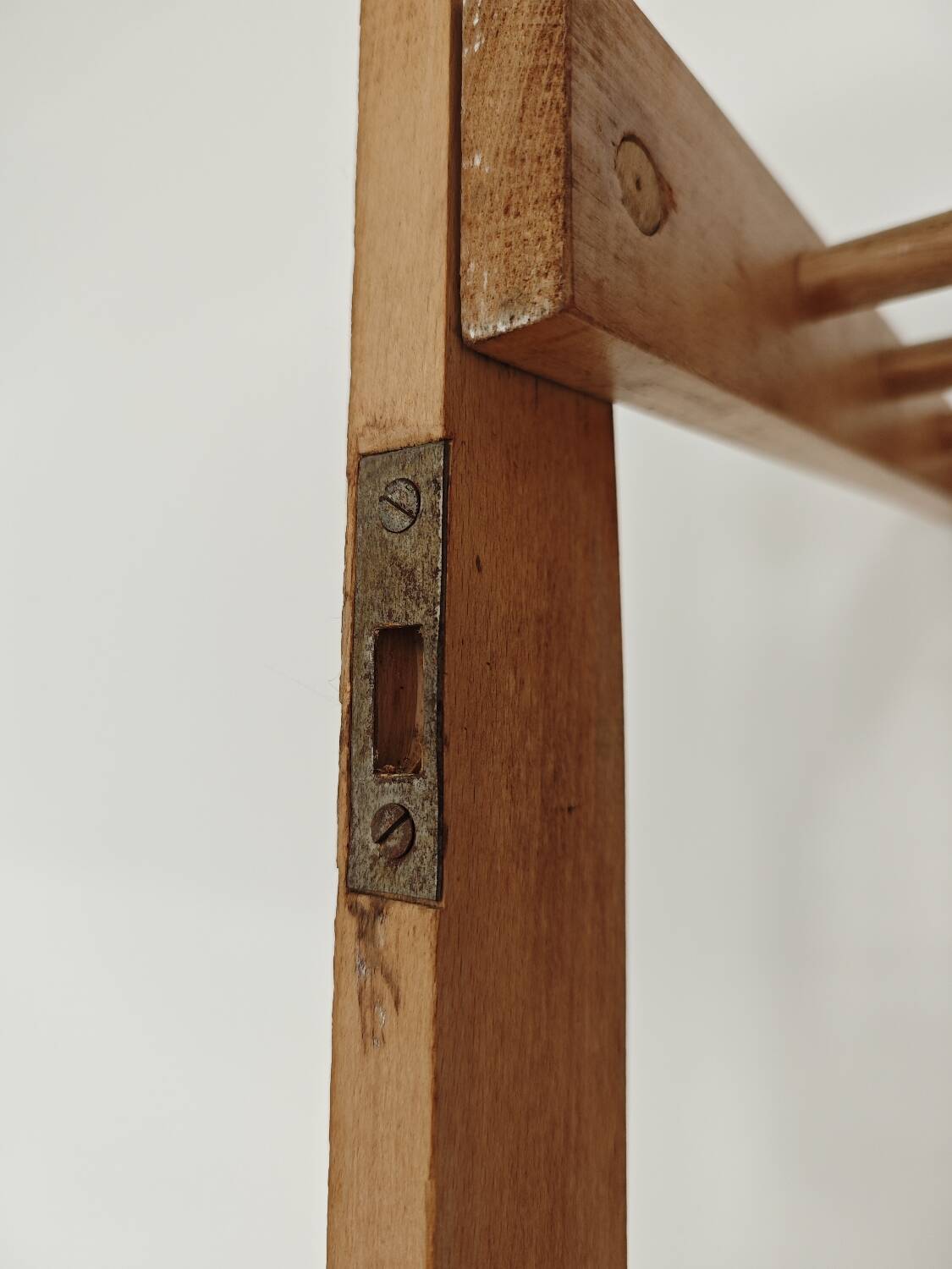 Wooden wall coat rack by Krasna Jizba