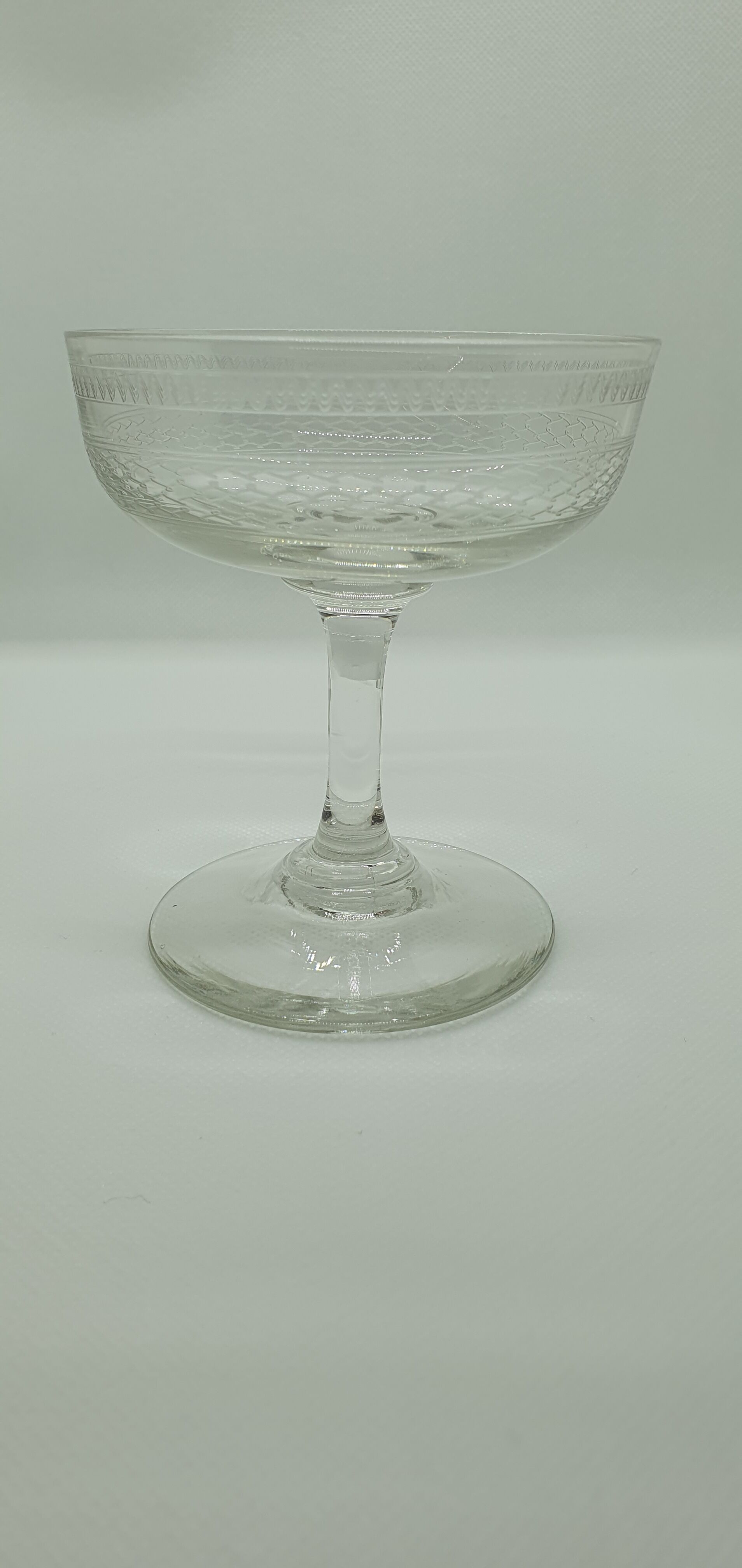 Set of 6 glasses in Champagne
