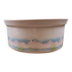 Sologne porcelain salad bowl with Camargue bird decoration, vintage, 23 cm.