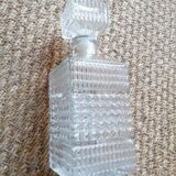 Old glass whisky decanter