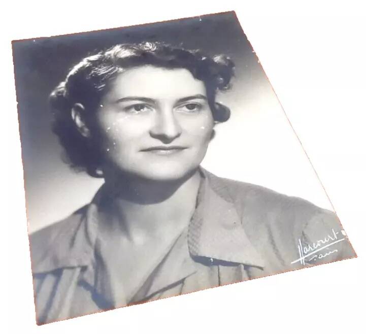 1950s Portrait silver print Harcourt Paris