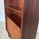 Danish retro vintage library in rosewood with sliding doors from the 1960s.